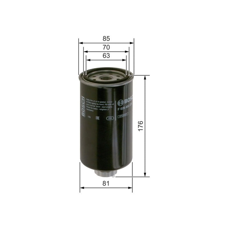 Bosch Fuel Filter Element F 026 402 270