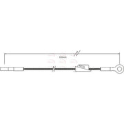 Apec Handbrake Cable Front CAB1555