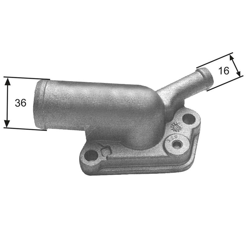 Gates Thermostat,Coolant TH12087G1