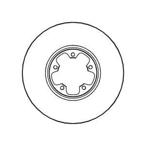 Abtex 2 x Vented Front Brake Discs BD901V