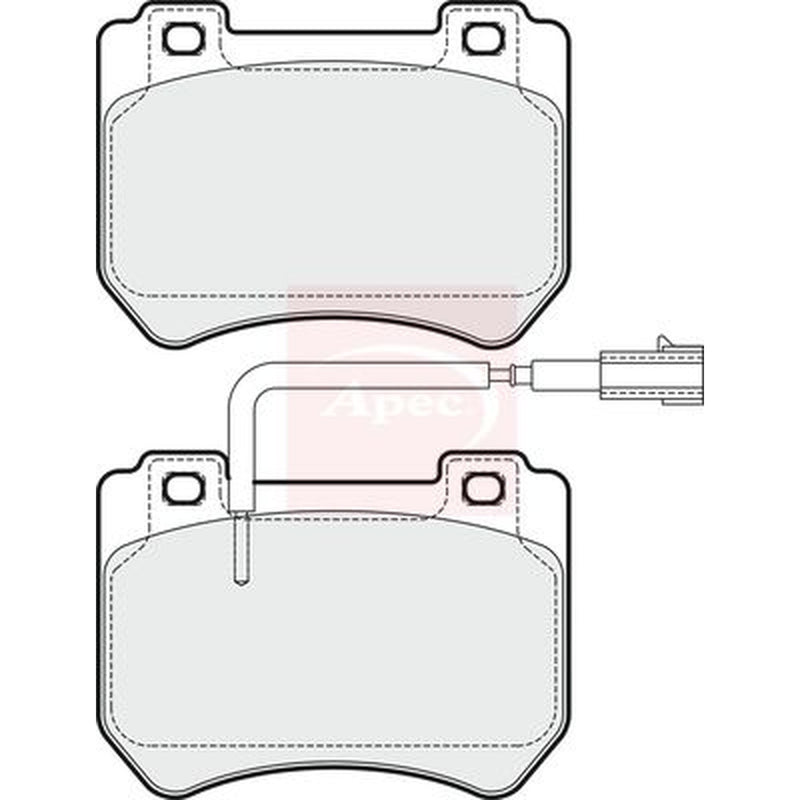 Apec Front Brake Pad Set PAD1786