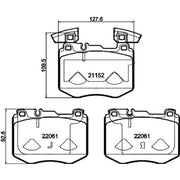 Mintex Front Brake Pad Set MDB4319