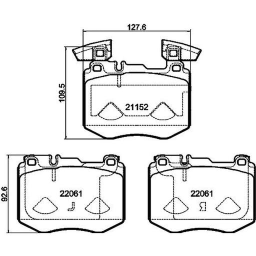 Mintex Front Brake Pad Set MDB4319