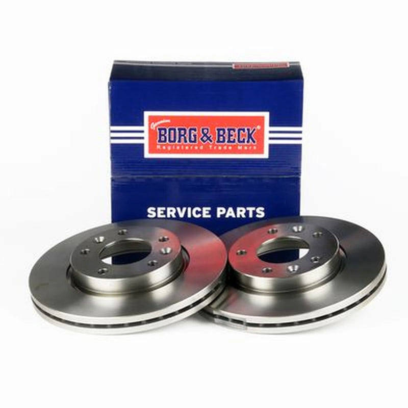 Borg & Beck 2 x Vented Front Brake Discs BBD4652