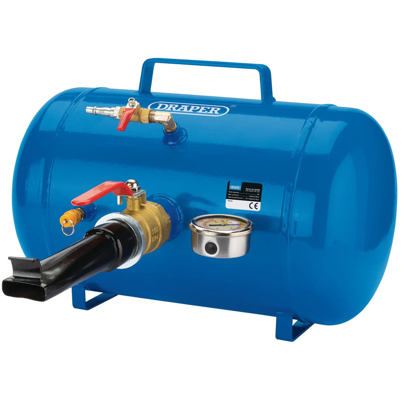 Draper Tyre Bead Seater 19L with Liquid-Filled Gauge