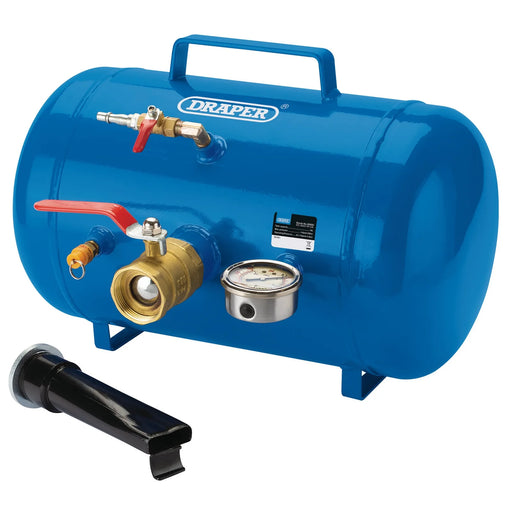 Draper Tyre Bead Seater 19L with Liquid-Filled Gauge