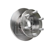 Febi 2 x Solid Front Brake Discs 17348