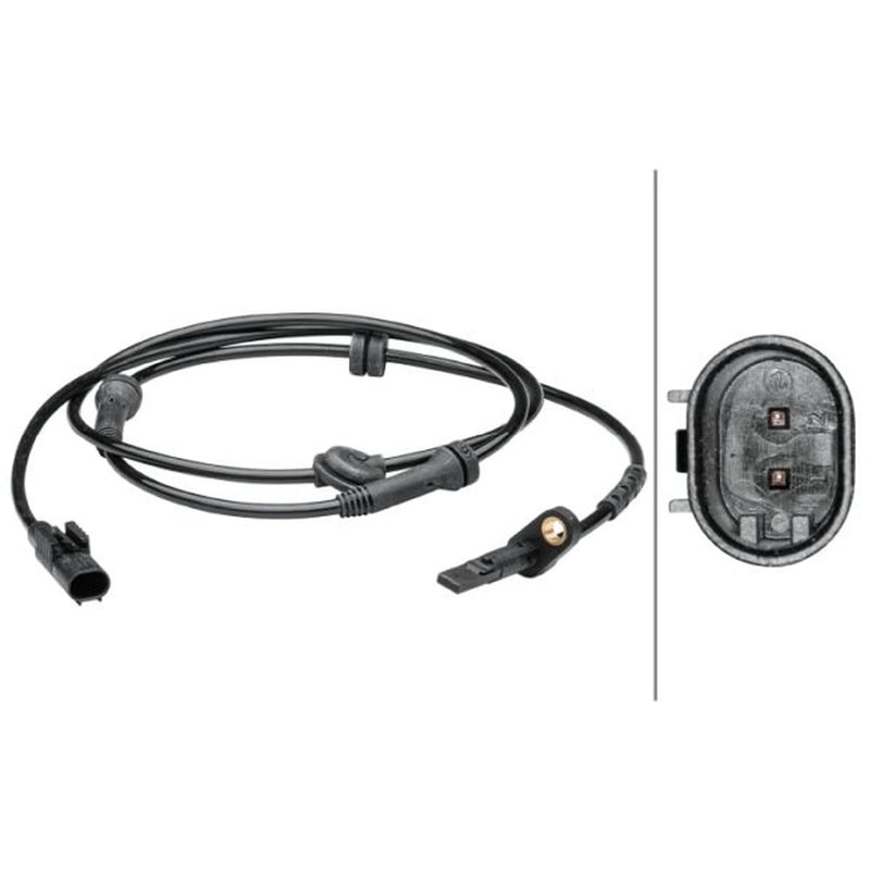 Hella ABS Wheel Speed Sensor Rear 6PU 012 679-291