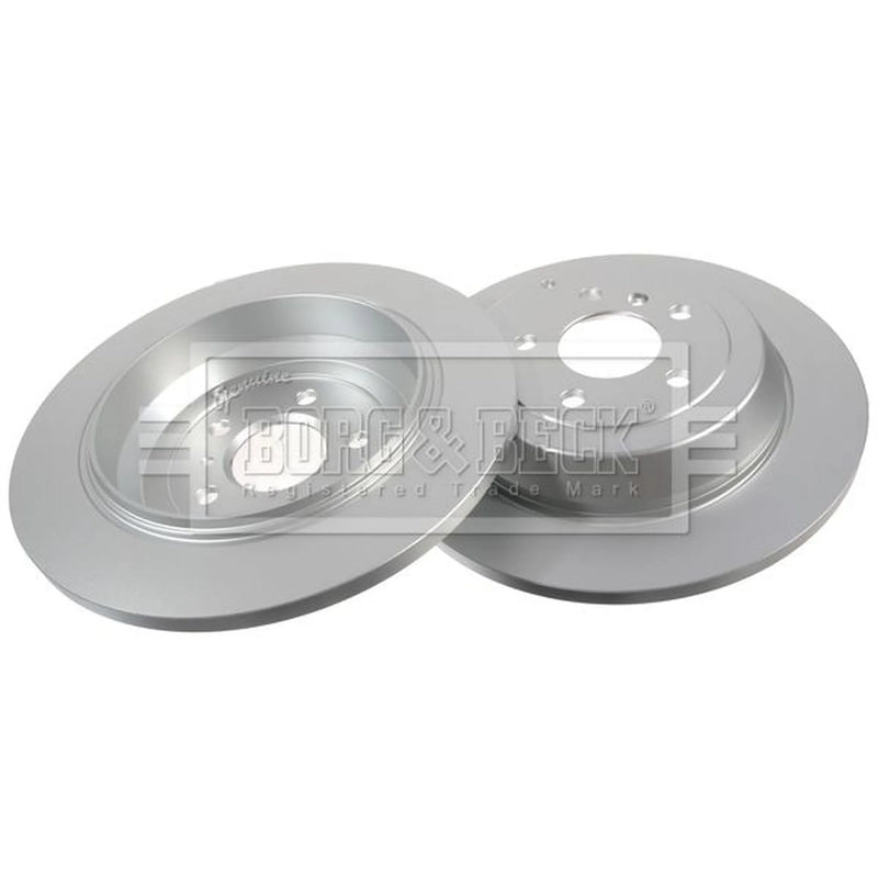 Borg & Beck 2 x Solid Rear Brake Discs BBD4541
