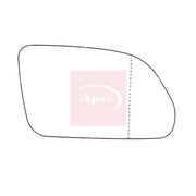 Apec Exterior Wing Mirror Glass Right AMS2336
