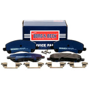 Borg & Beck 4 x Front Brake Pad Set BBP2173