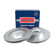 Borg & Beck 2 x Vented Front Brake Discs BBD4217