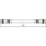 NAPA Brake Hydraulic Hose Line Rear NBH1249