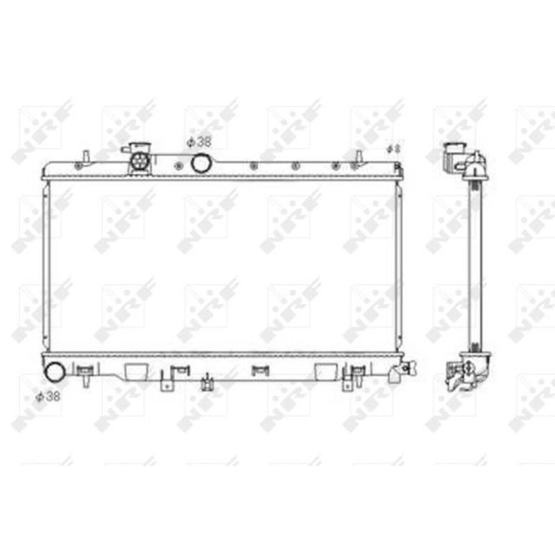 NRF Engine Radiator 53697