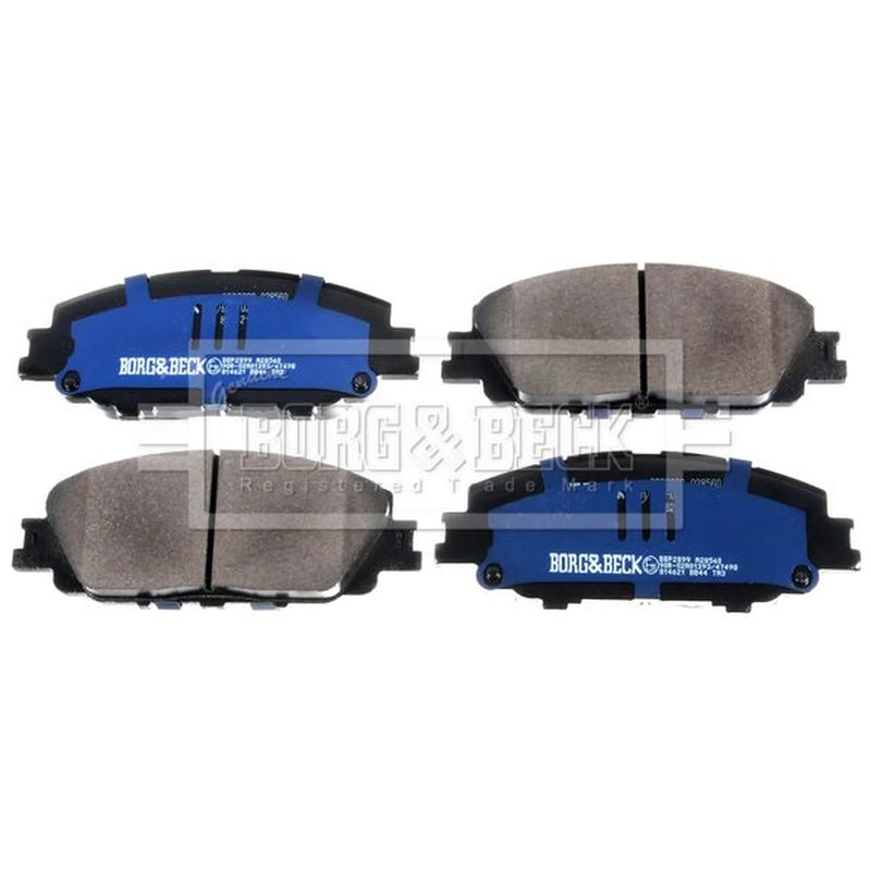 Borg & Beck 4 x Front Brake Pad Set BBP2899
