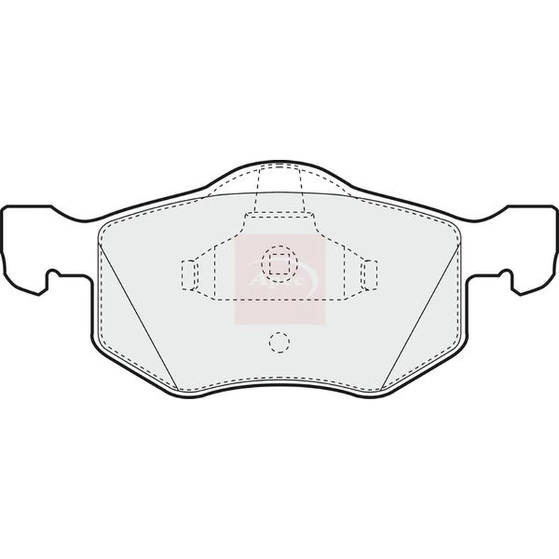 Apec Front Brake Pad Set PAD1254