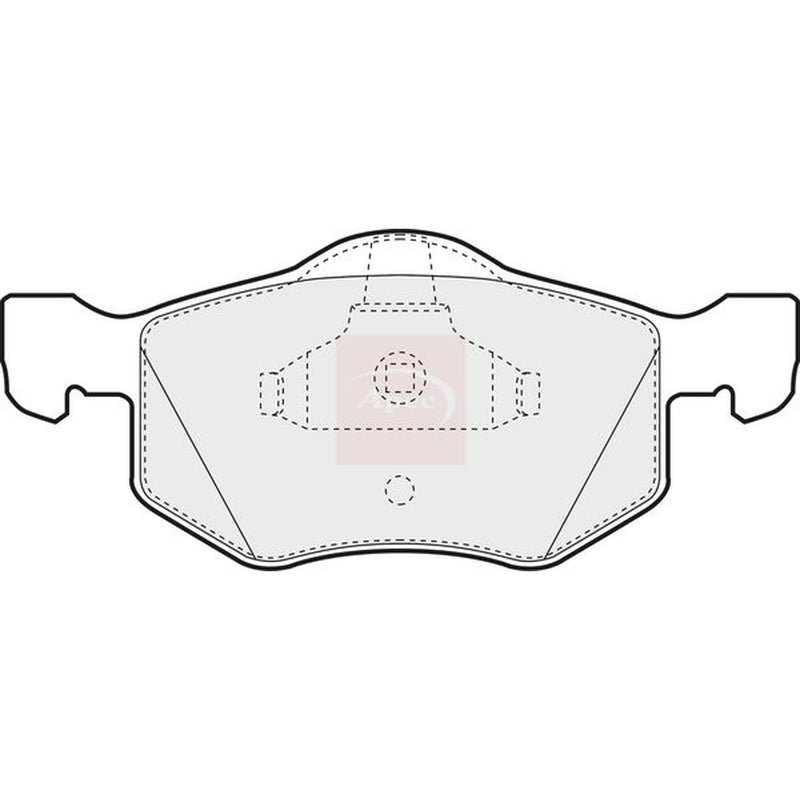 Apec Front Brake Pad Set PAD1254