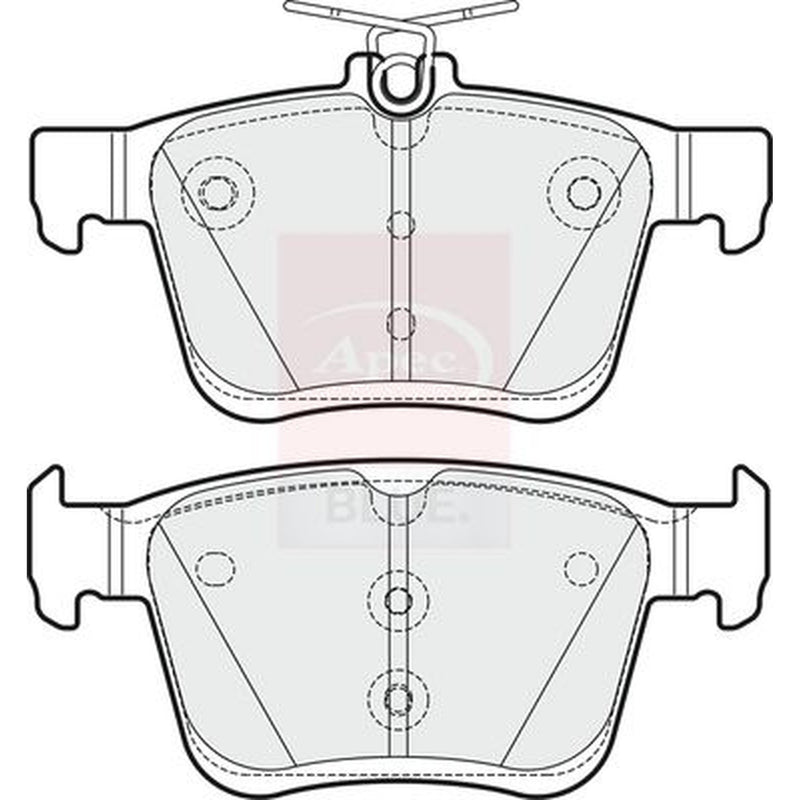 Apec Rear Brake Pad Set PD3366