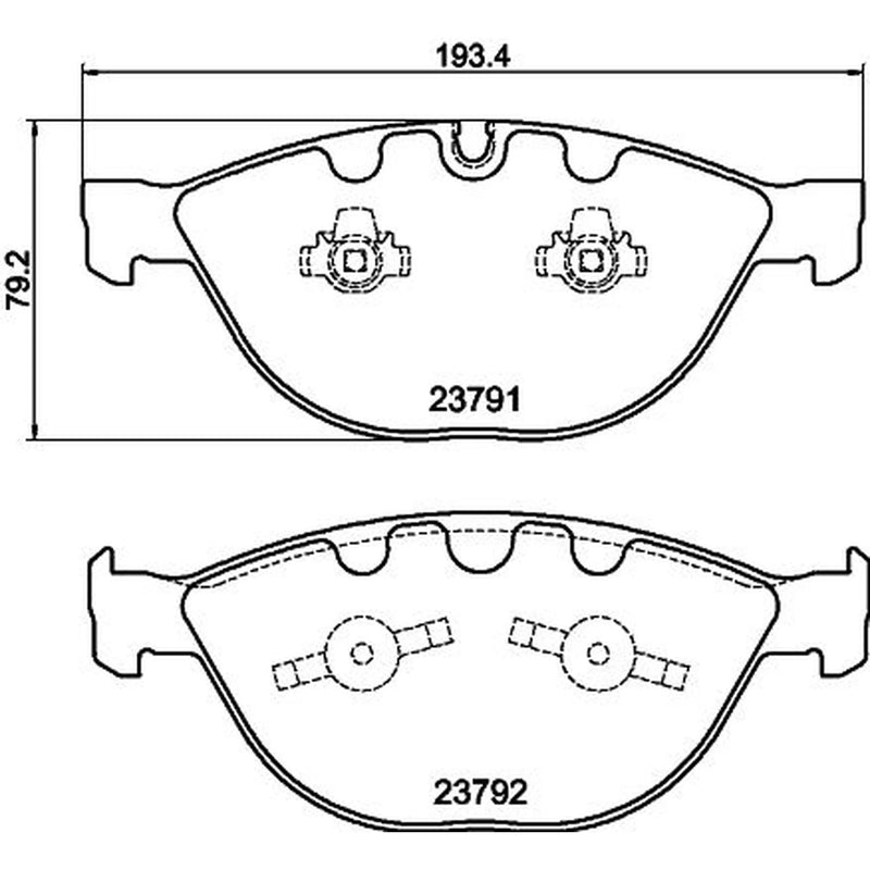 Mintex Front Brake Pad Set MDB2646