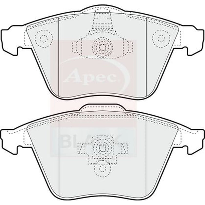 Apec Front Brake Pad Set PAD1420B