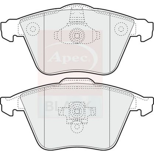Apec Front Brake Pad Set PAD1420B
