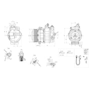 Hella Air Conditioning Compressor 8FK 366 201-081