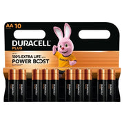 Duracell Plus Power + Power Boost AA x 10 S30945 - S30945