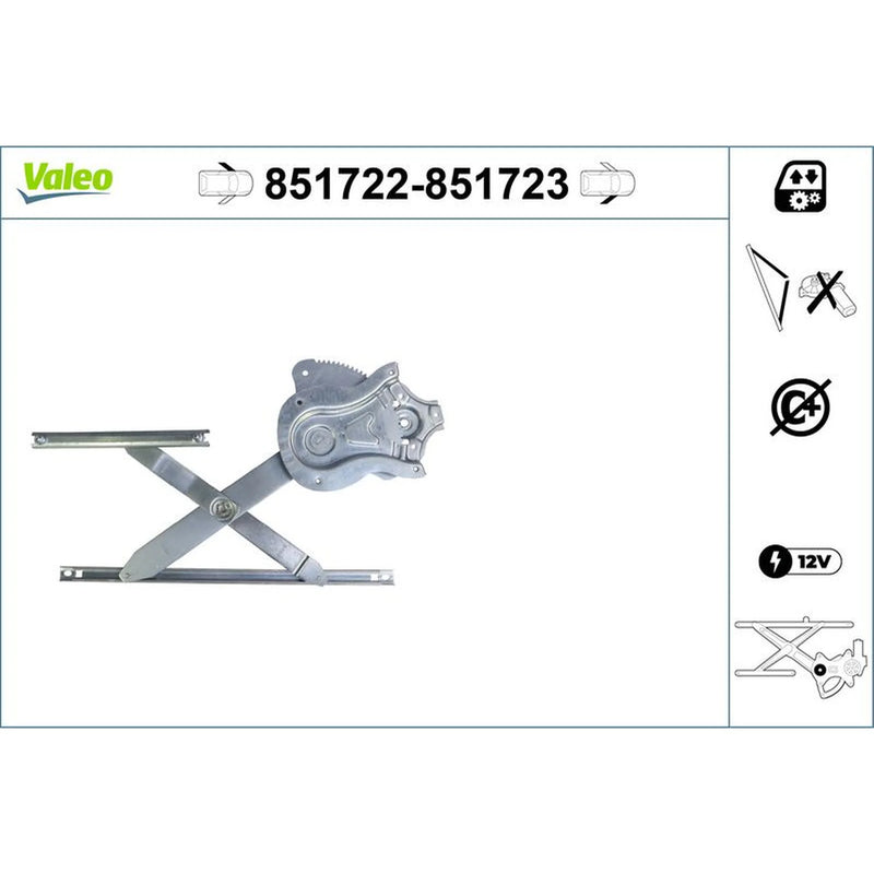 Valeo Electric Window Regulator 851723