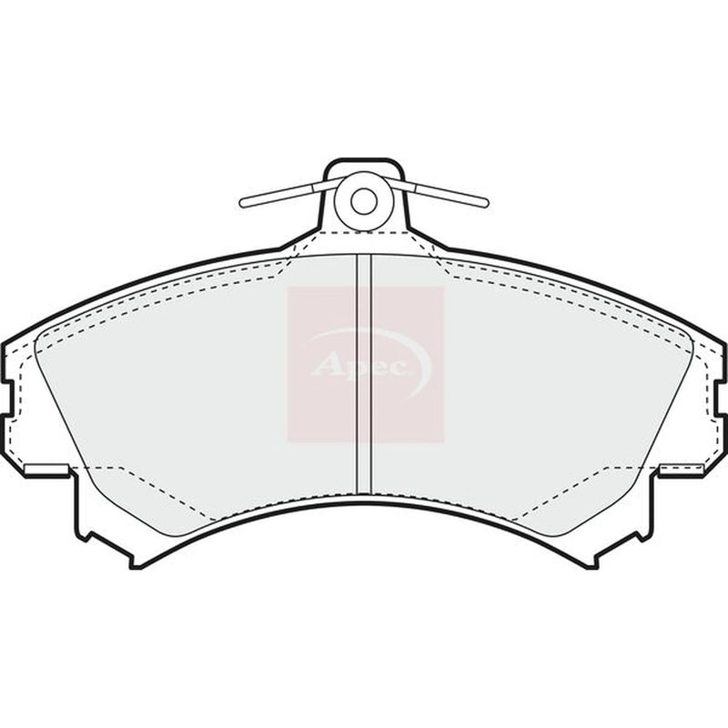 Apec Front Brake Pad Set PAD1366