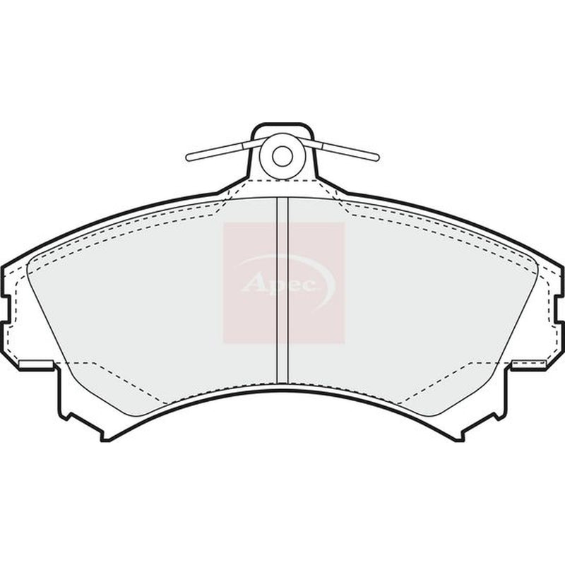 Apec Front Brake Pad Set PAD1366