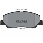 Textar Front Brake Pad Set 2460101