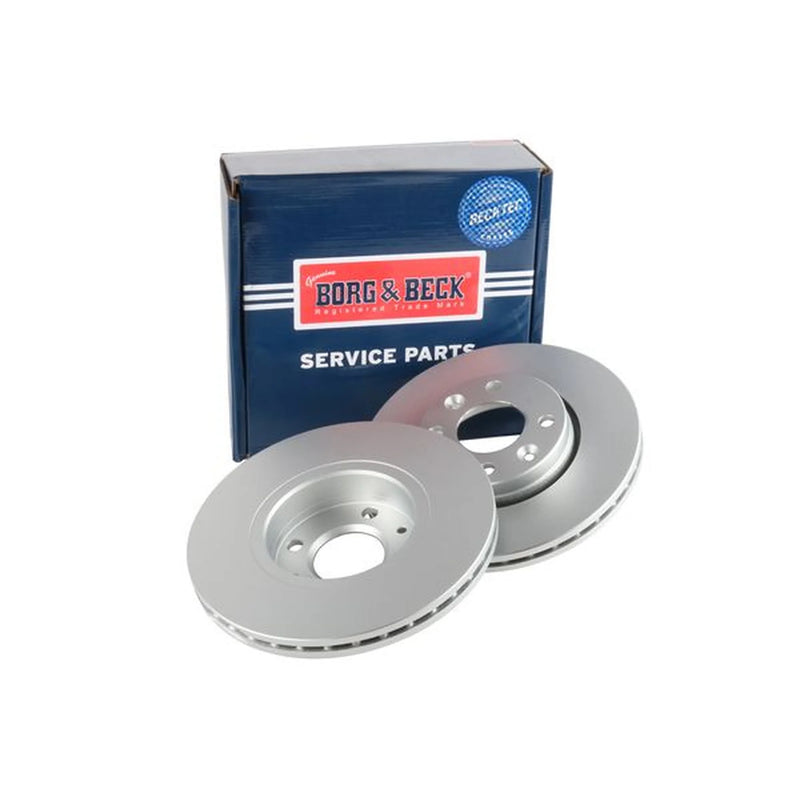 Borg & Beck 2 x Vented Front Brake Discs BBD5226