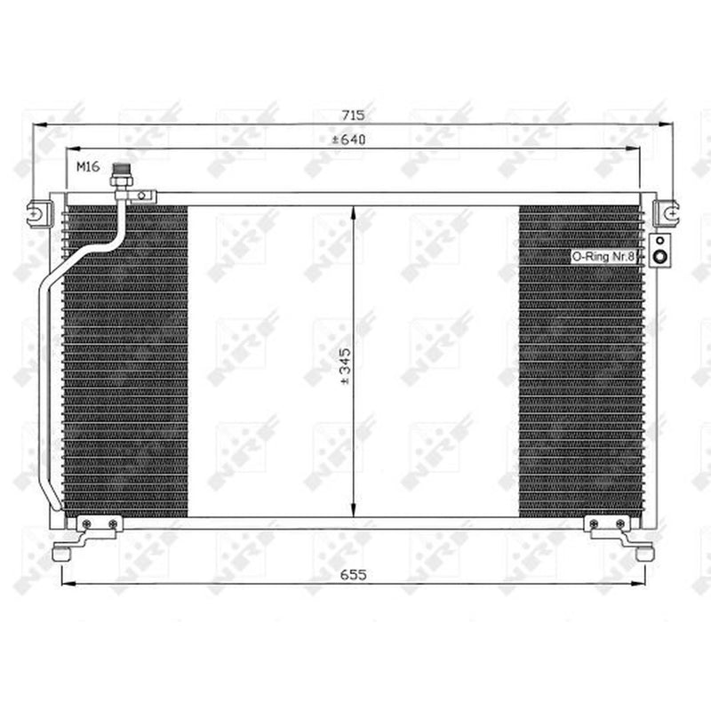 NRF Air Conditioning Condenser 35374