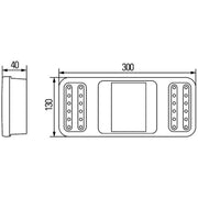 Hella Tail Light / Lamp LED Right 2VP 345 900-411