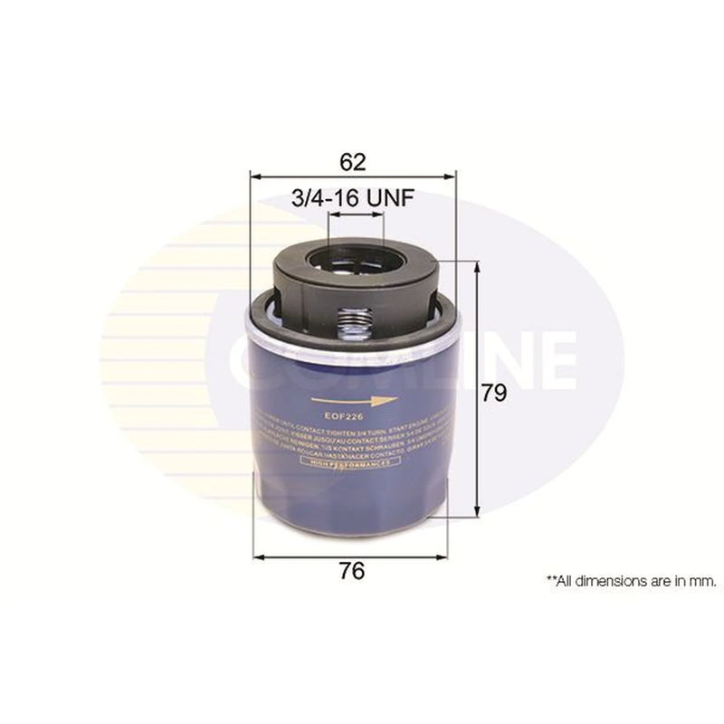 Comline Engine Oil Filter EOF226