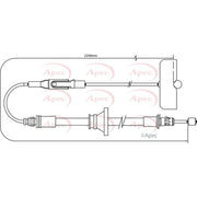 Apec Handbrake Cable Centre CAB1491