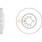 NAPA 2 x Vented Front Brake Discs NBD5248