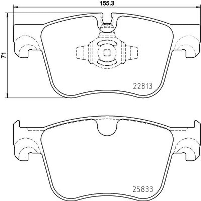 DON Front Brake Pad Set PCP1723