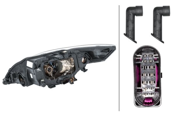 Hella 1ZL 010 541-081 Headlight