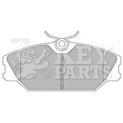 Key Parts 4 x Front Brake Pad Set KBP1708