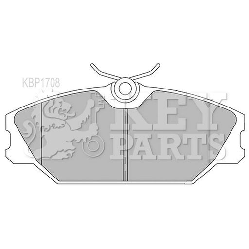 Key Parts 4 x Front Brake Pad Set KBP1708
