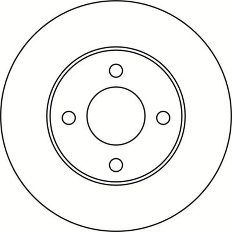 Abtex 2 x Vented Front Brake Discs BD1858V