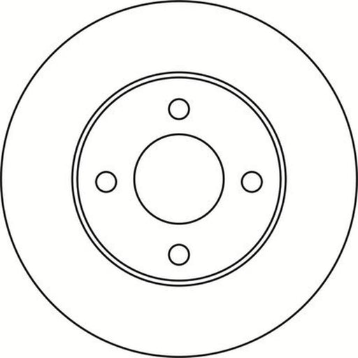 Abtex 2 x Vented Front Brake Discs BD1858V