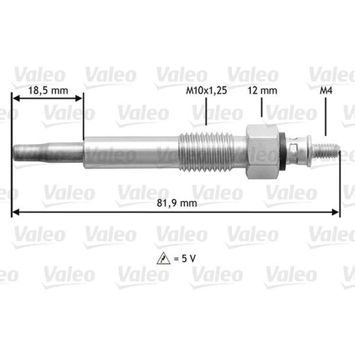 Valeo Diesel Engine Glow Plug 345205