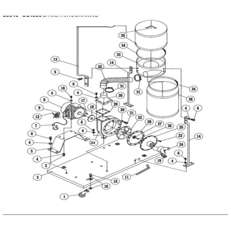 Draper Gasket YDE1500-28 for Power Tools