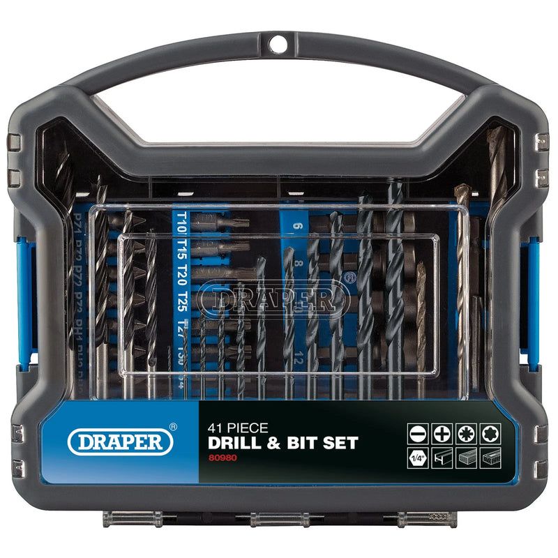 Draper Drill Bit and Accessory Kit 41 Piece