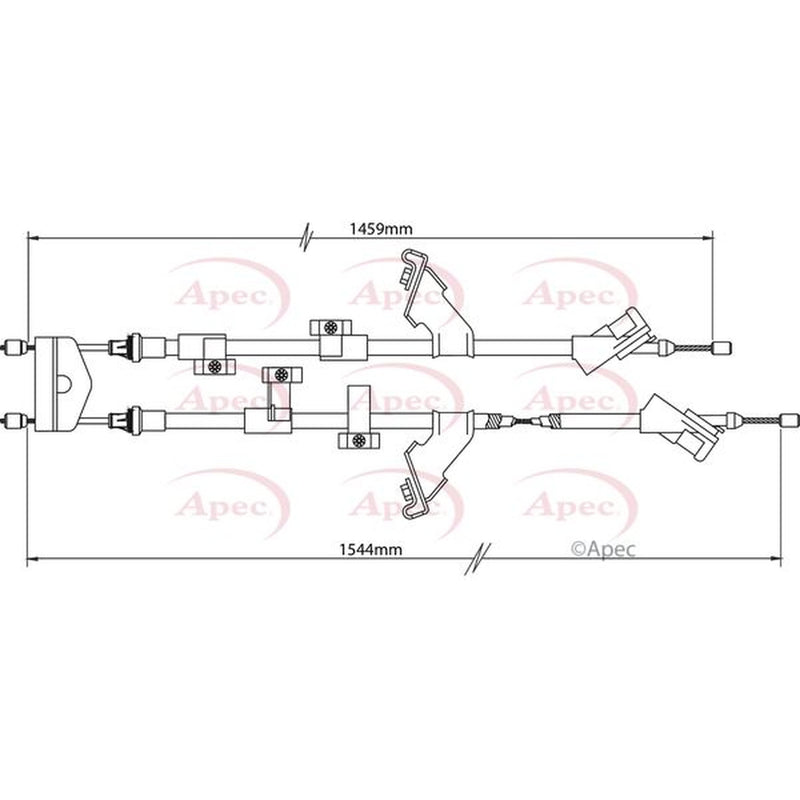Apec Handbrake Cable Centre CAB1152