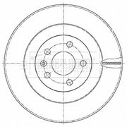 Borg & Beck 2 x Vented Rear Brake Discs BBD5477