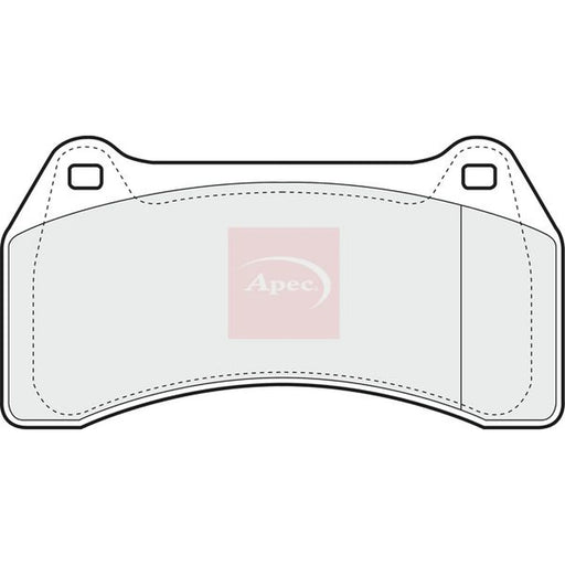 Apec Front Brake Pad Set PAD1246
