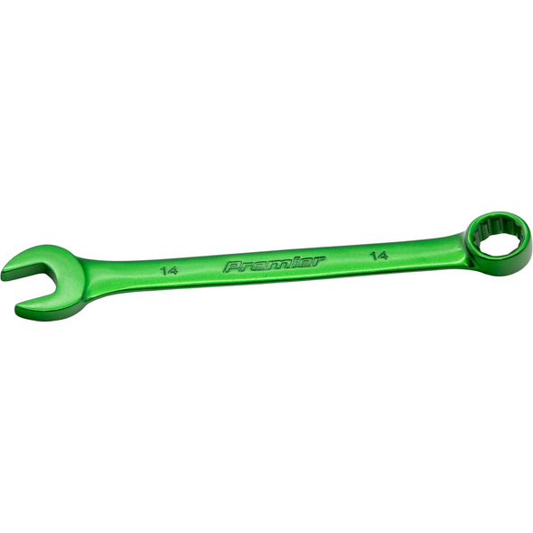 Sealey Double-Ended Ring Spanner 14mm 12pt (Green)